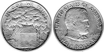 münze 1/2 dollar 1922 GRANT MEMORIAL