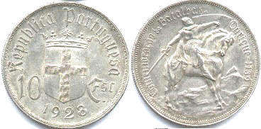 Portugal 10 escudos 1928