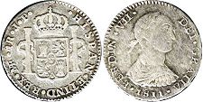 coin Peru 1 real 1811