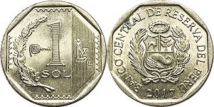 coin Peru 1 sol 2017