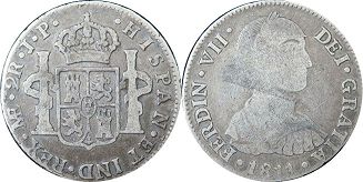 coin Peru 2 reales 1811