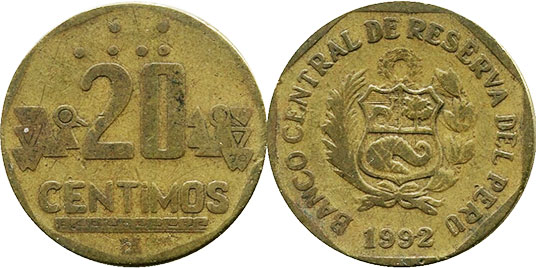 Peru coins - online catalog with pictures and values, free