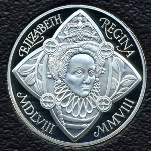 2008 450-летие воцарения королевы Елизаветы I.