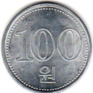coin North Korea 100 won 2005