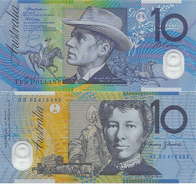 Banknote Australia 10 dollars 2003