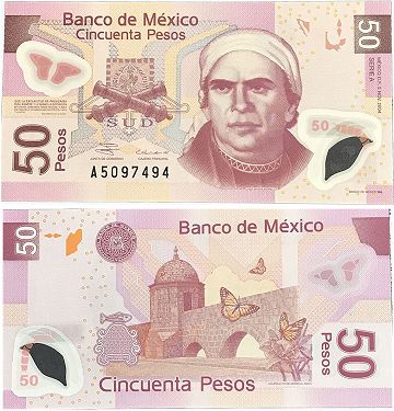 banknote Mexico 50 pesos 2004