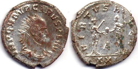 moeda Império Romano Carus antoninianus