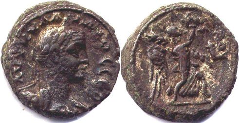 moeda Império Romano Claudius II Gothicus Tetradrakhm