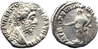 coin Roman Empire Commodus denarius