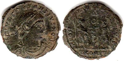 moeda Império Romano Constâncio II