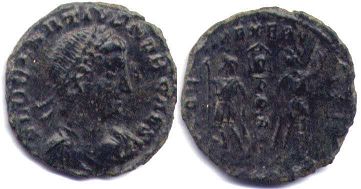 moeda Império Romano Dálmata