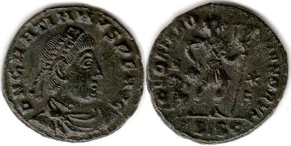 coin Roman Empire Gratian