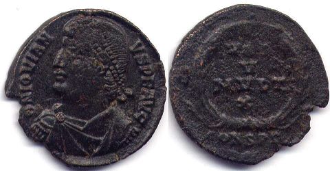 moeda Império Romano Joviano