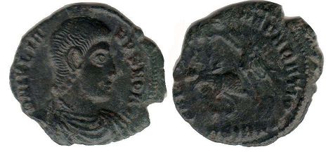 moeda Império Romano Juliano II Apóstata