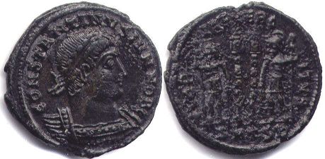 moeda Império Romano Constantino II