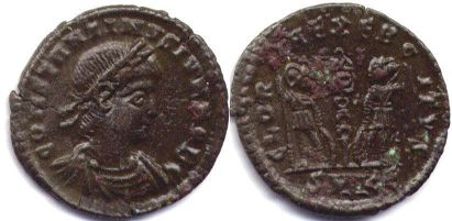 moeda Império Romano Constantino II