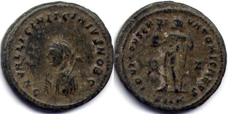 moeda Império Romano Licínio II