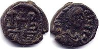 coin Byzantine Maurice 12 nummi