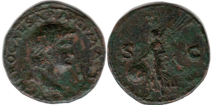 coin Roman Empire Nero as