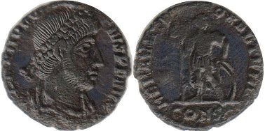 coin Roman Empire Procopius