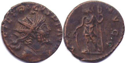 coin Roman Empire Tetricus Iantoninianus