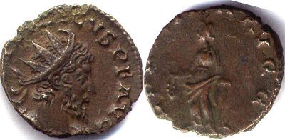 moeda Império Romano Tetricus Iantoninianus