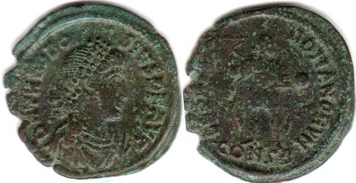 coin Roman Empire Theodosius I the Great