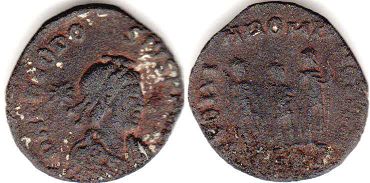 coin Roman Empire Theodosius II