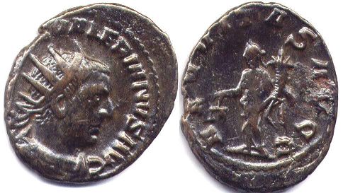 coin Roman Empire Valerian antoninianus