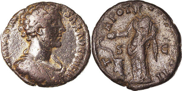 coin Roman Empire Marcus Aurelius as