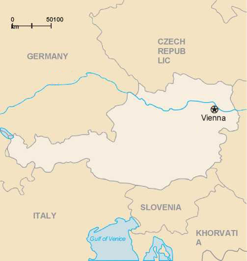 Austrian Republic map