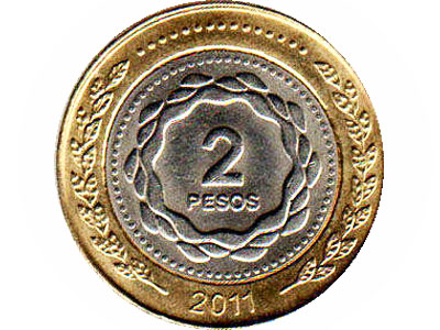 2 pesos