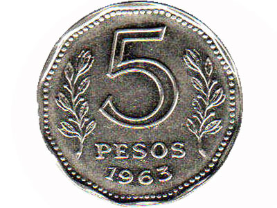 5 pesos