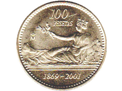 100 pesetas