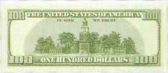 US 100 dollars 1996