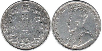 moneda canadian old moneda 50 centavos 1916