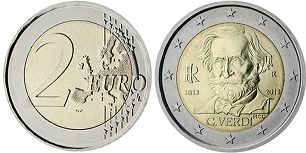 moneda Italia 2 euro 2013