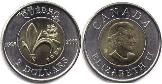 moneda canadiense conmemorativa 2 dólares 2008 moneda canadiense conmemorativa 2 dólares 2008