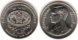 moneda Thailand 2 baht 1995 moneda Thailand 2 baht 1995