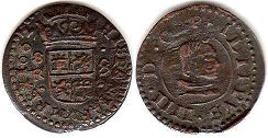 moneda España 8 maravedis 1663