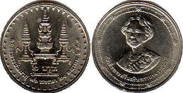 moneda Thailand 2 baht 1990 moneda Thailand 2 baht 1990