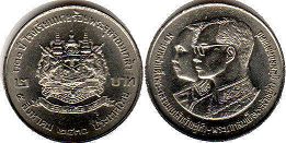 moneda Thailand 2 baht 1987 moneda Thailand 2 baht 1987