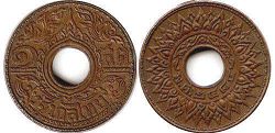 moneda Thailand 1 satang 1941