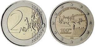 moneda Malta 2 euro 2015