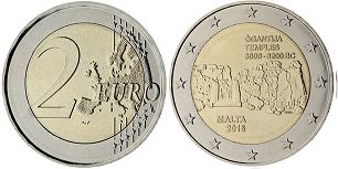 moneda Malta 2 euro 2016