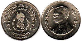 moneda Thailand 2 baht 1986 moneda Thailand 2 baht 1986