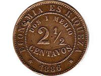 2 1/2 and 2 centavos