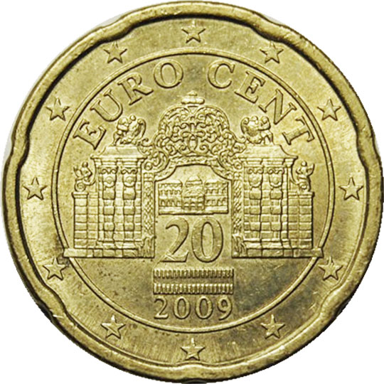 coin 20 euro cent Austria