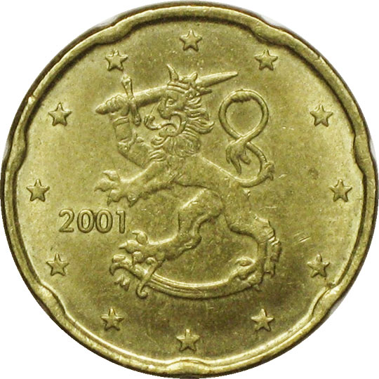 coin 20 euro cent finland