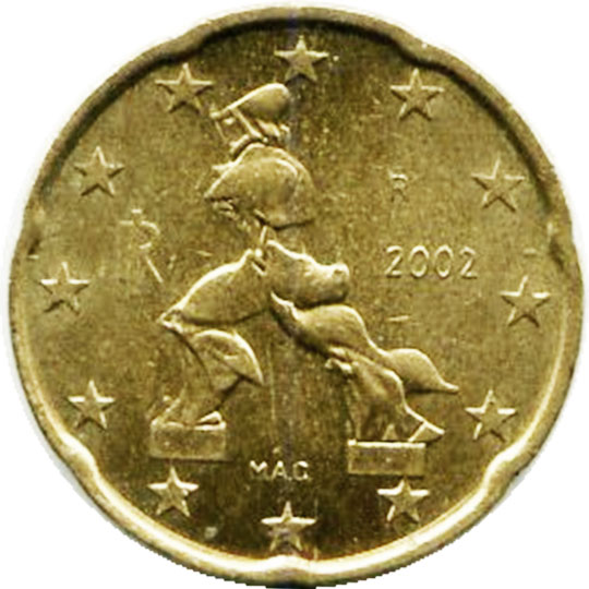 coin 20 euro cent italy
